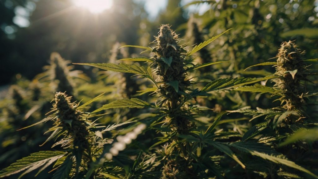 How to Harvest & Cure Your Home-grown Cannabis 16 Warm and inviting lifestyle scene showcasing a relaxed cannabis culture environment, perfect for representing the friendly and welcoming Smokers Hangout community