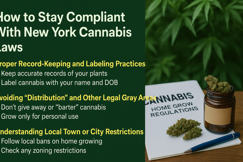 Stay Compliant With New York Cannabis Laws